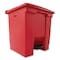 Rubbermaid Commercial 8 gal. Square Trash Can FG614300RED - alternate 4
